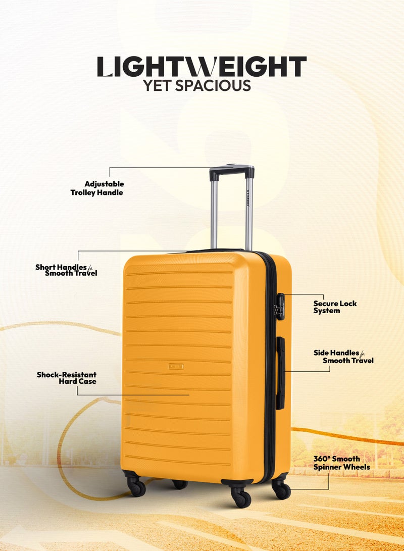 ستارجولد مجموعة حقائب سفر مكونة من 3 قطع من حقائب أمتعة السفر ذات الجانب الصلب من مادة ABS - Image 2